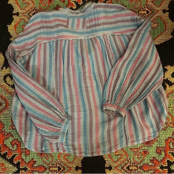 We The Free Valley Double Cloth Striped Shirt - Picture 5 of 6